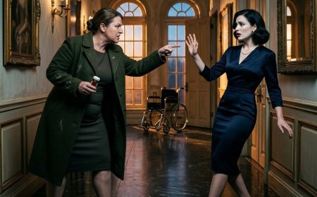 "Your daughter asked about wet shoes," the guard told me, right there in Masimoi's study. I thought I was just a desperate nanny trying to keep her kids fed and warm. Then my 5-year-old Rosie pointed at the black shoes beside his wheelchair — and the most powerful man in Italy said one word that made his beautiful fianceé go pale. What he meant by "again" and why his shoes kept appearing wet at night shocked everyone who worked inside those marble walls... including the people trying to drug him into silence before Saturday's signing.