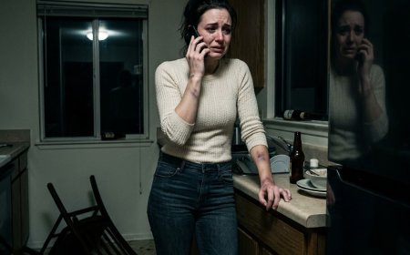 "I need you to leave," I said, my voice steady even as my face throbbed where his hand had landed. He'd never hit me before — not in three years. When he grabbed his jacket and said this wasn't over, I didn't call the police. I called my boss. Ten minutes later, he was at my door, and the look in his eyes told me everything I thought I knew about my boyfriend was about to unravel in ways I never could have imagined.