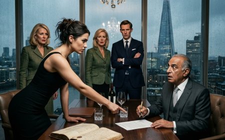 "Do not sign that paper," the waitress said in flawless Arabic, stepping out of the shadows of London's most exclusive restaurant. I was holding a $200 million pen, ready to reclaim my family's lost legacy, when a girl in an apron exposed a catastrophic lie. Then the forger tried to run — but the door didn't open the way he expected.