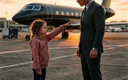 "I don't even speak Russian," the bald guard laughed, his hand crushing my shoulder as he tried to drag me away from the tarmac. I was just an 8-year-old girl in a pink hoodie, and he was a professional killer. But I had heard every word they said — and I knew the only way to save the ice boss was to say it back to him. The moment those Russian words left my mouth, I watched the powerful man's expression shift from cold irritation to something I'd never seen before. Then everything exploded into chaos around us.