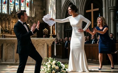 The minister asked if anyone knew a reason these two shouldn't be married. I watched my mother smile from the front row — the same mother who had helped me plan every detail of this wedding. Then I pulled out the journal I found in her car last night, and the man I was about to marry went completely pale