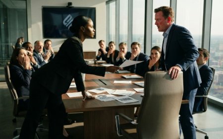 "Just sign here," the lawyer said, sliding the documents across the boardroom table. I'd spent six minutes sitting in the hallway of a building with my name on it, invisible to everyone who passed. Then a young woman named Elena asked if she could help me, and I realized — they'd already decided who I was before I spoke a single word. But what they didn't know was that I'd already read every email, every memo, every secret they thought they'd buried. And when I walked through that door, the man who stole my company had exactly thirty seconds to explain himself. He couldn't.