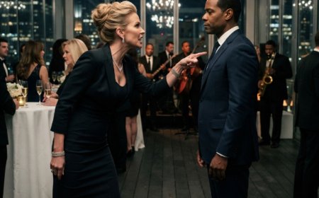 "Security, we have a situation," Victoria Whitmore shouted across the packed charity gala, pointing at the quiet man in the navy suit. "Somebody is pretending he belongs with civilized people." She had no idea that in 20 minutes, she'd be escorted out, her $50 million investment meeting cancelled, and her entire world crumbling — all because she chose the wrong person to humiliate.