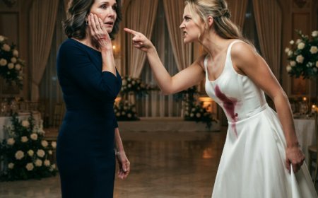 "Get out," the bride shrieked, her hand still stinging from the slap that echoed through the Harrington Hotel ballroom. Cynthia Ward walked out with her head high and her dignity shattered, the sting on her cheek burning hotter than any humiliation. Then three Rolls-Royce Phantoms pulled up to the entrance, a man in a charcoal suit bowed his head, and the bride's entire world collapsed in a single, devastating question she couldn't answer.