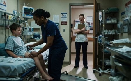 "Touch that child and you're terminated tonight." The ER nurse's hand hovered over the EpiPen, her boss's words still ringing in her ears. Her daughter's drawings were on the fridge at home, $43 in her bank account, rent due in five days. She looked at the nine-year-old boy whose throat was closing, then she made a choice that cost her everything. But she had no idea who that boy really was — or what was already on its way.