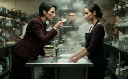 She spent six days scrubbing grease traps and polishing crystal while her manager mocked her in front of the entire kitchen. Then the gala spotlight found her — and the woman who orchestrated her humiliation leaned into the microphone with a cruel smile. But what she didn't know was that the dishwasher she was parading like a trophy had a wedding ring hidden against her palm. And when her husband walked through those ballroom doors, the room went silent — because the man who owned everything had just watched his wife be humiliated. And he had been recording every single face.