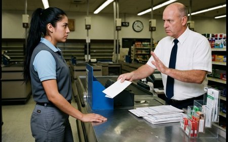 "Here's your bread, ma'am." The janitor handed over her last three dollars to a stranger at the grocery store checkout. She didn't know the woman's name or that she'd be fired for it the very next day. What happened when that stranger showed up at her door one week later turned her entire world upside down... and the final offer changed everything she thought she knew about success.