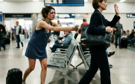 "Here's $150. Take an Uber home," my mother said, pressing cash into my hand at the airport gate. I was 15, watching her walk away with her new husband and his children for a two-week vacation in Santorini. Six hours later, desperate and alone, I called the one person I hadn't spoken to in three years — my father. He said he was coming himself. What he arrived in changed everything I thought I knew about my entire childhood.