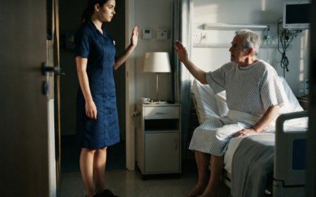 "Would you call me dad? Just for today." The dying billionaire asked the nurse who'd shown him more kindness in weeks than he'd known in decades. She said yes without hesitation, spent one perfect day with him in the park where his daughter used to play. Then the next morning, she walked into his hospital room to find his bed empty. And in his will, he left her something that changed everything — but not the money everyone expected.