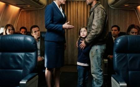 "Dad, are we poor?" Lily asked as her single father stood in the aisle of first class, his valid ticket still in hand, after being ordered to move to the back because a wealthy passenger didn't want to sit next to him. Ethan Walker didn't argue. He simply comforted his 8-year-old daughter while the crew watched. Then 5 minutes later, three emergency calls reached the cockpit, the aircraft was ordered not to leave the gate, and every crew member responsible watched their careers end before the engines ever started. But what nobody on that plane knew was that Ethan wasn't just a father — he was someone who could bring down the entire airline with one report.