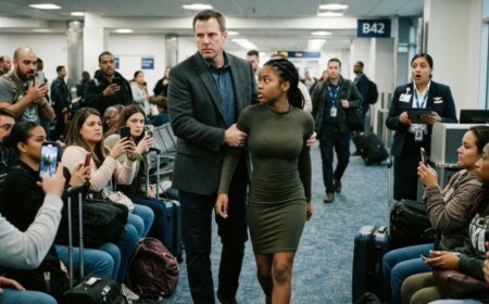 "Your father?" The officer laughed as he pushed the 16-year-old into a plastic chair at Gate B12. "I don't care if he's the president. Right here, right now, I have the badge and you have nothing." He turned his back on the Black teen in the crowded Chicago airport — and didn't see the three people walking toward him with the kind of purpose that makes crowds part. The girl's father had been waiting in arrivals. He had just bought the airline eight days ago. And every phone in the terminal was already recording.