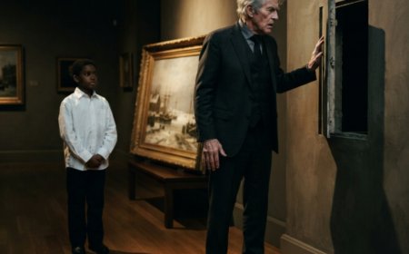 "Check the painting, sir," the boy's voice came softly from the doorway of the East Gallery. Arthur Pennington had walked past that winter harbor painting 4,000 times in 19 years since his wife died — and never noticed the shadow falling wrong. But a 10-year-old boy carrying silver through a shortcut he didn't belong in saw it in seconds. Then Arthur lifted the frame off the wall... and found what his own house had been hiding from him for nearly two decades.