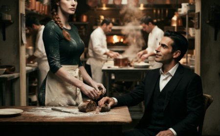 "Stop watching him chew," the night baker told the entire kitchen, breaking a rosemary heel from the staff loaf right there in front of everyone. The Mafia boss hadn't touched seven perfect plates. Then she placed ugly bread near his hand and told his cousin to eat it too — and the room learned what hunger actually looked like. But when Dante asked her to fix his breakfast, she made a rule that would change everything.