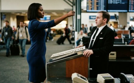 "Whatever that accent is," the gate agent sneered as she handed over her passport. Dr. Evelyn Reed just smiled, boarded her flight, and spent the next seven hours doing research. Three months later, she walked back to that same gate, held up her CEO badge — and said six words that made his entire world collapse.