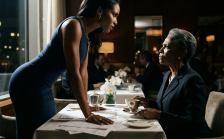"Give her the baby," my mother slid the adoption papers across the table. I thought she was just trying to help my grieving sister. Then I placed a copy of my bank statement next to it, showing the $61,000 she had stolen from my house fund. She didn't flinch. So I pressed record on my phone. Then the doors opened, and a man in a charcoal suit walked in—the Korean Mafia boss I thought had abandoned me—and he looked at my mother like she had just signed her own death warrant.