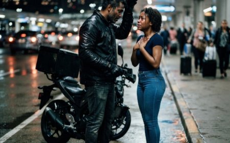 "I'll take her," the delivery driver said, rain streaming down his face as he looked at the soaked teenager clutching her Harvard acceptance letter. He called his boss right there, knowing he'd be fired, and drove 40 miles through a storm that had shut down the entire city. Then Emily posted one photo online — and everything she never knew about the stranger who saved her began to surface.