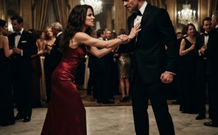 "I'm just getting started," I whispered as the banker's hand slid lower on my waist, and I let it stay there just long enough for him to see from across the ballroom. I had spent three months crying into silk pillows over a man who thought exclusivity was optional — but tonight, in a blood-red dress that poured over me like liquid sin, I was done being invisible. I danced with every man who asked, laughed loud enough for him to hear, and didn't look at him once. Then he made a dancer disappear with just one look, and I felt that familiar electricity crackle through the room. I knew he was about to snap. I just didn't know how much it would cost both of us.