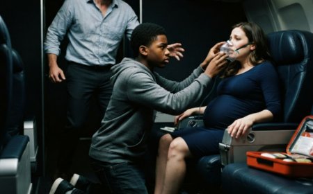 "Let him try," the teenage boy in economy said, stepping into the first-class cabin where a tech mogul's pregnant wife gasped for air at 35,000 feet. The crew had called for a doctor, but no one answered. Then this 17-year-old in a hoodie knelt beside her, made one quiet request, and the millionaire's entire world shifted—not because of what the boy saved, but because of what he asked for afterward. And when that request came, the mogul couldn't speak for a full minute.