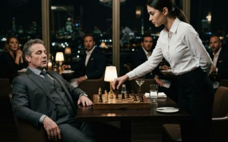 "I'll play anyone in this room," the billionaire CEO boomed across the exclusive Chicago restaurant, daring someone to challenge him at chess. Then a tired waitress set down her water pitcher, made a quiet counter-offer for her father's medical bills, and within twenty minutes, a room full of millionaires watched a man worth $1.8 billion realize he was three moves from checkmate. But it wasn't the game she was really playing.