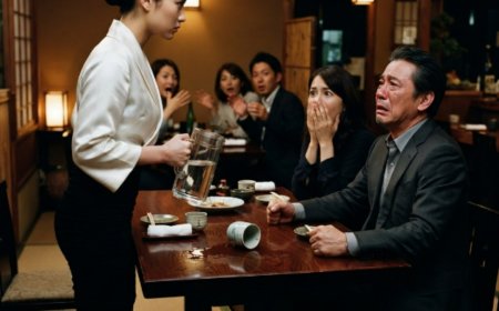 "Flowers are cherry blossoms. People are warriors. Speak gently, but keep a strong heart," the waitress said in flawless Osaka dialect to the billionaire who had just spent fifteen minutes trying to humiliate her. The entire restaurant went silent as his assistant gasped — because those were the exact words his dead mother used to say. Then Hiroshi Tanaka, the most powerful man in the room, did something no one expected. He bowed to her.