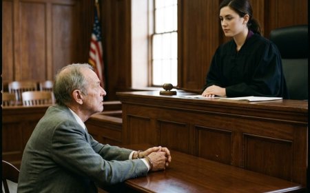 "Your lordship," he stammered, his voice breaking as he looked up from the defendant's chair. The old man in handcuffs stared at the judge with eyes full of disbelief—the same man who once slammed his fist on the table and told a frightened 14-year-old girl to learn silence. She had walked out into the dark street with nothing but pain and a tattered law book. Now she sat behind the bench, wearing the robe he never imagined she'd earn... and the gavel in her hand was about to fall.