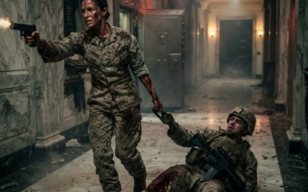 "Don't open this door for anyone," the master sergeant told the ambassador, her hands already red with her Marines' blood. Not for her, not for an American voice, not for anyone — only for a Marine who identified himself by name and rank through the speaker. Then she stepped out into the corridor alone, closed the door behind her, and faced 200 armed attackers with an empty weapon and 17 hours until help would arrive. What she found in a janitor's closet changed everything.