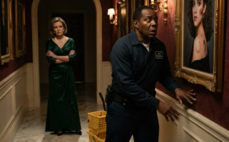 "Just keep mopping," the supervisor told Leonard as he pushed his cart past the Ashford Foundation's gala. But when he looked up at the portrait on the second-floor wall, he dropped his mop — because the woman in the photograph had his wife's smile, her eyes, and the exact same crescent-shaped birthmark on her shoulder. The only problem? His wife Maryanne died three years ago. The nameplate read "Catherine Ashford, 1975-1998." Then he found Catherine's diary hidden in a locked cabinet, read the last entry aloud to the police, and watched an entire dynasty crumble in under thirty seconds.