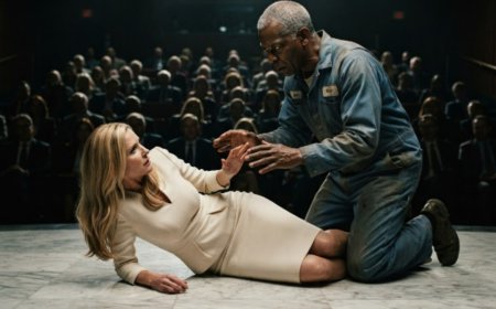 "Please make it fast," the CEO begged from the marble floor, her white suit crumpled around her. 200 investors stood frozen as a Black janitor in a faded blue uniform stepped forward. Then his hands began to move with impossible precision — and the entire room went silent, because what they didn't know was that the man cleaning their toilets had once saved 2,000 lives. And the woman dying at his feet was the one who destroyed him.