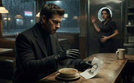 "Are you all right?" the waitress whispered, sliding the note beneath his plate at 2:00 in the morning. She didn't know he was the most feared man in Chicago, that his hands were scarred from a fire that destroyed everything he loved, or that her 11 words would change the course of his life. Eight years later, he walked back into her diner with black gloves, a cold stare, and a question that would unravel everything she'd hidden in a tin box beneath her floorboards. But someone else had been watching from table 9 all along — and they'd been waiting 15 years for tonight.