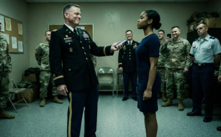 "Translate this and the job is yours," the general mocked, holding his phone just out of reach. The room laughed as she leaned forward awkwardly. Then the female recruit opened her mouth and said something that made every officer freeze — and one of them dropped his phone. She wasn't just translating words. She was about to rewrite everything they thought they knew about her.