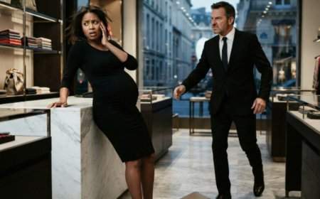 "Get your dirty hands off that dress," the luxury store manager snarled at a pregnant Black woman browsing in Gucci Beverly Hills. When she pulled out a black Centurion card, he slapped her across the face. Then she made a quiet phone call—and everything he thought he knew about power vanished in a single, devastating moment.