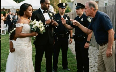 "Officers, this is Bradley Whitmore — I know Chief Collins personally," he shouted across the lawn while we were exchanging vows. He’d called 911 to report our wedding as a gang gathering, and I watched my bride’s face crumble as police surrounded our guests. I reached into my jacket to hand over my identification — and the look on that officer’s face when he saw my federal judicial appointment made me realize just how badly this racist neighbor had miscalculated. Within minutes, the entire power structure of our neighborhood collapsed. And Brad Whitmore had no idea he'd just become the cautionary tale that would reshape federal civil rights law.