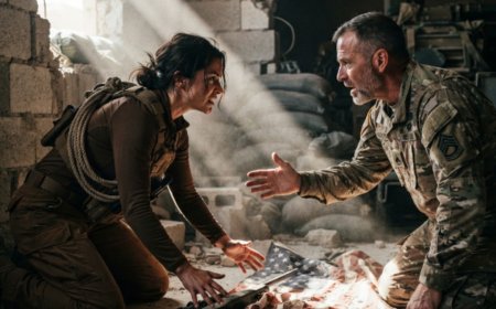 "I need you to promise me something," Sarah Cross whispered at her husband’s grave, holding her daughter's hands tight. Elena promised she'd never pick up a weapon in war. Six years later, in a collapsing building in Mosul, two Marines were dying in front of her. And the rifle lying in the dirt was the only thing that could save them. But picking it up meant breaking the only promise that mattered.