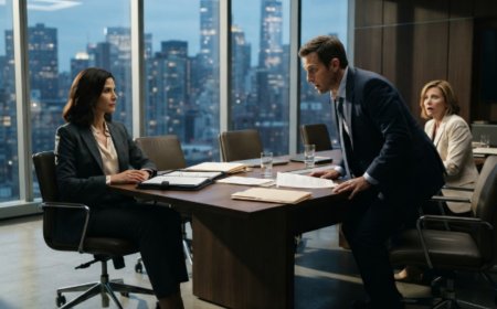 "I took my husband's phone by mistake this morning," I told the empty conference room, my hands still shaking. When Sabrina called thinking I was him, she asked if I'd signed the divorce papers yet — then mentioned the Cayman account, the forged signature, and the $800,000 transfer. I recorded every word while she laughed about how I reviewed fraud patterns for strangers but never noticed what was happening under my own roof. She was wrong about that. I noticed everything. And by the time they sat across from me at the bank with those documents, I had already built a case so complete that federal agents were watching from behind the glass.