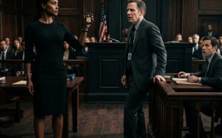 "I found a kilo of uncut cocaine," Detective Ryan Ganon swore on the witness stand, pointing at the trembling Black woman in the gray cardigan. The judge was about to sentence her to 15 years. Then her defense attorney said, "The defense calls Special Agent Maya Reynolds to the stand." The detective froze. His victim stood up, discarded her cardigan, and flipped open an FBI badge. What she revealed next made the entire courtroom gasp — and changed everything.