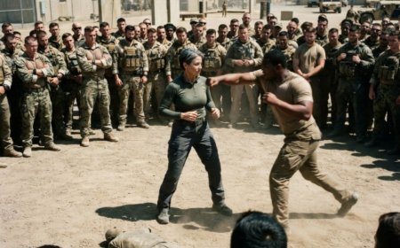 "Punch her teeth out," Lieutenant Commander Derek Bowen's voice shattered the morning stillness, his finger jabbing toward the 52-year-old woman standing in the training circle. Commander Sarah McKenna didn't flinch as 300 eyes turned toward her. She'd survived 28 years as a SEAL. She'd killed more enemies than most of these men had ever seen. Then she accepted a volunteer-only mission to Mozambique — and discovered the operation wasn't about capturing a warlord at all. It was about her. Someone in the chain of command had set her up to fail, to prove once and for all that women didn't belong in special operations. But they made one critical mistake: they underestimated exactly who they were dealing with.