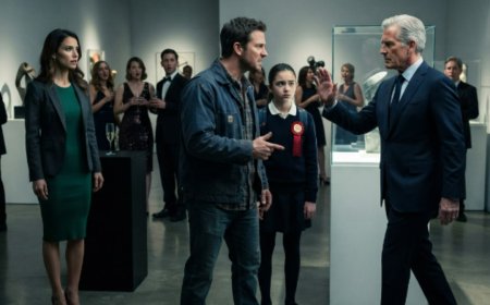 "Dad, why is my name in that machine?" the 13-year-old asked at the billion-dollar company's anniversary gallery. Her father crouched beside her wearing a school district work jacket, then told the room he had built that prototype before she was born. The founder lowered his champagne glass, the CEO rushed forward—and within 48 hours, old documents started surfacing that should have been destroyed years ago. No one expected a lonely father's garage to hold the truth.