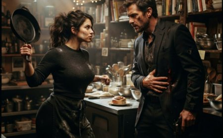 "Put the pan down," he said. Crystal lifted it higher, a frying pan in one hand and a cinnamon roll in the other, and told the bleeding mafia boss that if he ruined her signed paperbacks, she'd make the bullet regret missing his heart. Destin Russo had never met a woman who didn't fear him — until he stumbled into her bookstore cafe, collapsed between the romance shelf and local history section, and found something he didn't know he'd been bleeding for: a voice that made the noise in his head go quiet for the first time in weeks. But when his enemies followed him to her door, they weren't just after him — they wanted something buried beneath her neighborhood, and the fat bookstore owner with flour on her cheek was the only one who could stop them.