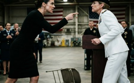 "She smiled at the tired woman in the gray hoodie and said, 'Perhaps the daycare would be more appropriate.' That's when the room went cold. The woman adjusted her toddler on her hip, looked the Admiral dead in the eyes, and spoke two words that made every Navy SEAL in the room stop breathing. 'Steel Widow.' Then she asked a question that destroyed a 30-year career in under 60 seconds."