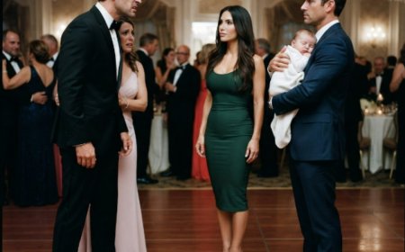 "Sign here and end the pregnancy," my husband slid the papers across the table — and I signed without a single word. He thought he'd won. But when New York's most powerful heir held my son at a family reception and said "Thank you, Mr. Pierce, for returning the Sinclair bloodline to us"... my ex-husband's face went white. Then Theo opened his mouth, and the room fell silent.