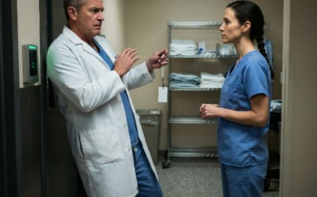 "Nightstalker, stand." The two words left her mouth like she'd spoken them a thousand times before — and the military K9 that had been blocking the entire trauma team from the SEAL captain's daughter obeyed instantly. He sat at her feet and waited for her next command. The arrogant doctor who'd spent nine weeks ignoring her finally looked at her — really looked — with eyes that went wide and confused. He had no idea who he'd been dismissing. And then a man in a federal badge walked through the ER doors carrying a photograph and one name that changed everything.