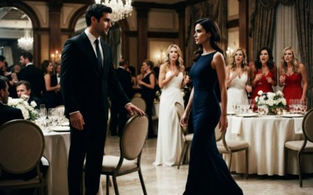 "Let's see how long it takes him to ask security to remove her," Vanessa whispered across the ballroom. I stood frozen at table 9 with a place card that wasn't mine — a cruel dare to seat me beside Chicago's most feared man. Then Roman DeLuca pushed back his chair, pulled out the seat beside him, and said something that made the entire room go silent. But that was only the beginning. Because three days later, someone set fire to a shelter full of families — and I was the only one who knew why.