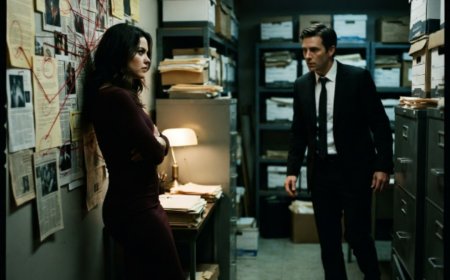 "I know who you are," the feared mafia boss said, standing in the records room at midnight. I wasn't supposed to be there, and he definitely wasn't supposed to find me surrounded by 43 freight manifests and 61 fuel invoices I'd connected with red thread across the walls. But when I turned around and told him someone inside his family was preparing his downfall, the silence that followed told me everything. He had 11 days before the evidence became permanent — and I was the only person who could stop it.