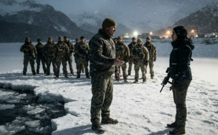 "Sweetheart, this thing weighs more than your future here," he laughed, holding her rifle above his head while 40 men roared. She said nothing — just looked at him with eyes so calm it should have terrified him. It didn't. That was his first mistake. Then 7 hours later, with half his team eliminated and a blizzard closing in, she walked out onto open ice and said six words that changed everything he thought he knew about strength, mastery, and who gets to hold the power.