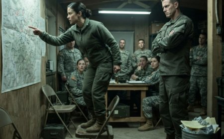 "He dropped her file in the trash right there in front of 11 men. She stood 4'9" and didn't blink. Nine days later, those same men were pinned in a canyon screaming her name into a dead radio — while she lay 3,000 meters above them in a sandstorm, with a broken arm and 11 rounds left. And the only reason any of them came home was the woman they'd called a doll."
