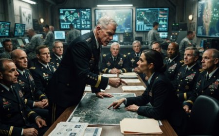 "Get this woman out of my room," General Caldwell said as the satellite image hit Olivia Grant's cheek. She didn't flinch. She stood against the wall with her folder, watching the clock tick toward 2:17. The convoy would roll at 3:30. She'd submitted three reports over 14 days — all closed. Then the western observation channel flickered once. Then twice. Then a voice came through the static... and everything changed.